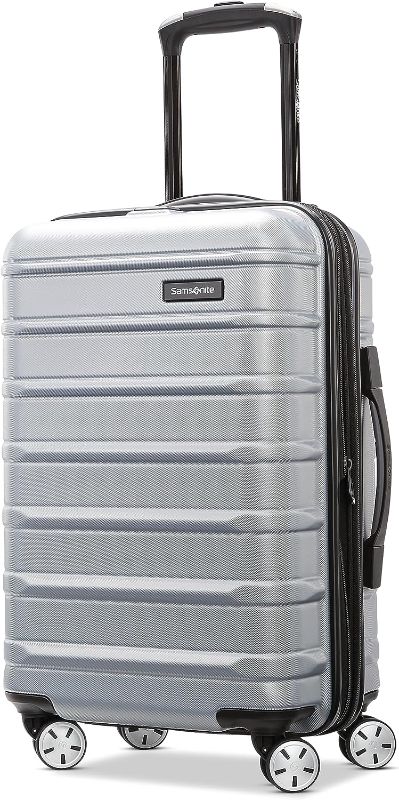 Photo 1 of  Samsonite Omni 2 Hardside Expandable Luggage with Spinner Wheels, Carry-On 20-Inch, Arctic Silver