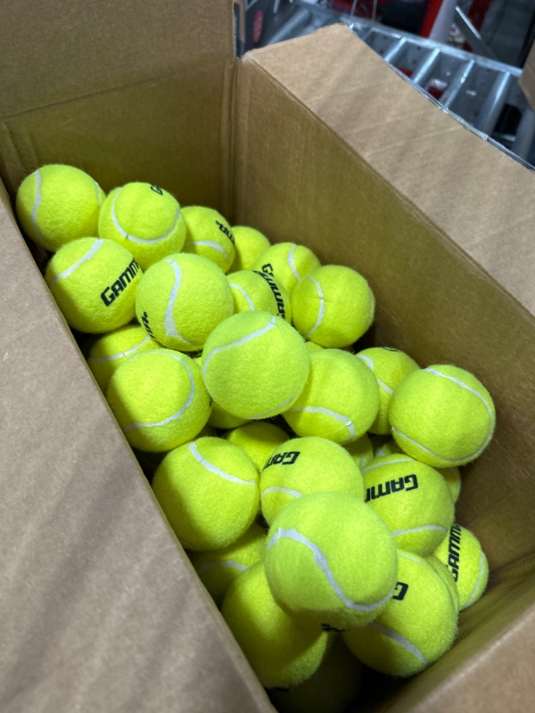 Photo 3 of Gamma Sports Pressureless Tennis-Balls Box, Bulk Tennis Balls, Premium Tennis Accessories
