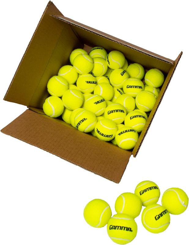 Photo 1 of Gamma Sports Pressureless Tennis-Balls Box, Bulk Tennis Balls, Premium Tennis Accessories
