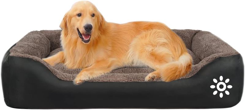 Photo 1 of **CASE ONLY, NO FOAM** Dog Bed, Dog Beds for Large Dogs, Rectangle Washable Pet Mattress Comfortable and Breathable Large Dog Bed, Pet Bed
