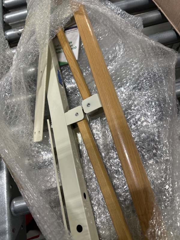 Photo 1 of Bed Rails for Elderly Adults Guard Railing Bed Side Rail Medical Safety Bed Assist Bar for Seniors Bedside Handle Cane Hospital College Dorm Collapsible Bed Rail Metal Fall Protector Home Care Devices
