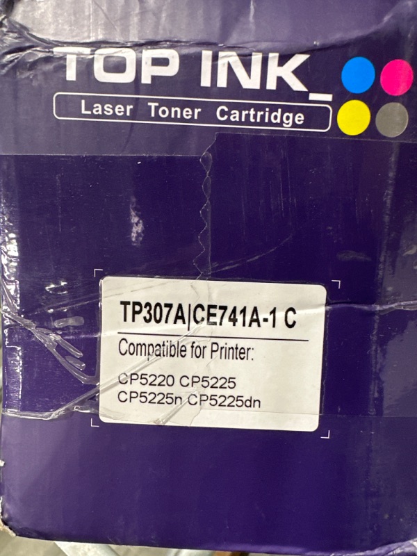 Photo 2 of TOP INK LASER TONER CATRIGE TP307A

*FACTORY SEALED*