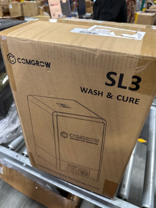 Photo 2 of COMGROW Wash and Cure Station with Large Wash Size 6.9x4.9x6.5in and Cure Size 7.1x7.9in, Washing and Curing Station for ELEGOO Mars Series ANYCUBIC Photon Series LCD/SLA/DLP Resin 3D Printer Models