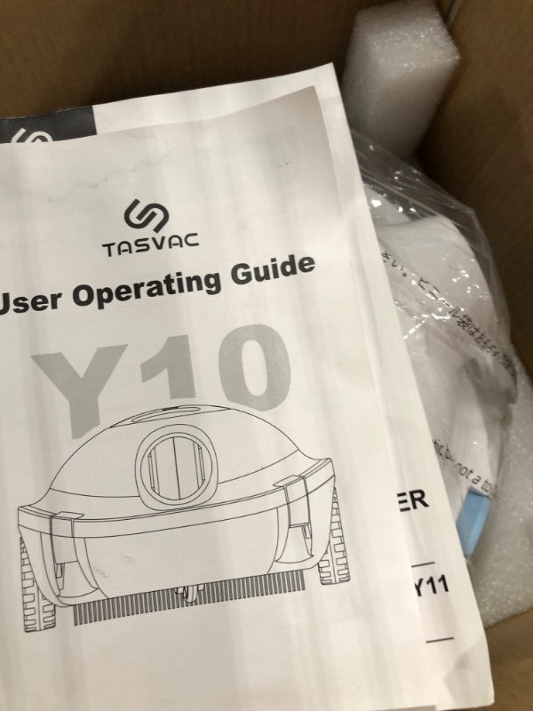 Photo 3 of ???? ??????? TASVAC Cordless Robotic Pool Cleaner, Automatic Pool Vacuum, 90 Mins Runtime, Powerful, Self-Parking, Lightweight, Ideal for Flat Above/In-Ground Pool up to 65 Feet/1100 Sq.Ft