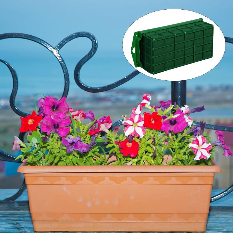 Photo 1 of 12Pcs Floral Foam Cage Rectangle and Square Flower Holder with Floral Foam Flower Arrangements Suppl…See more