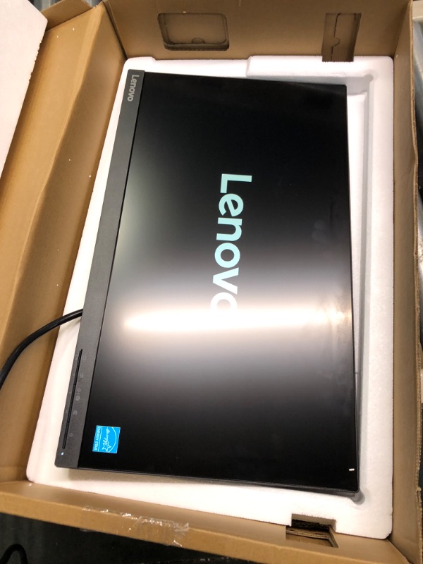 Photo 4 of Lenovo D22e-20 21.5" Full HD WLED LCD Monitor - 16:9 - Raven Black