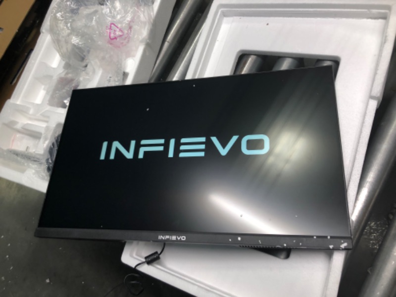 Photo 3 of INFIEVO Gaming Monitor 24 Inch FHD 1080P Computer Monitor 165Hz VA 1ms Built-in Speakers, FreeSync, Ultra-Thin PC Monitor, VESA Compatible, Tilt Adjustable, Eye Care Technology, HDMI/DP 24 INCH VA 165Hz