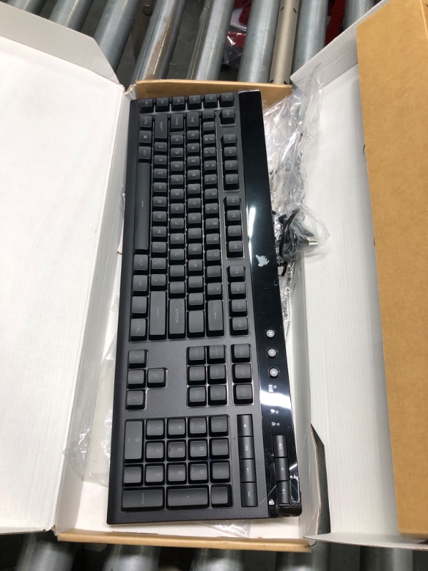 Photo 1 of Corsair K55 PRO LITE RGB Wired Membrane Gaming Keyboard (5-Zone Dynamic RGB Backlighting, Six Macro Keys with Stream Deck Integration, IP42 Dust and Spill Resistant, Dedicated Media Keys) Black K55 PRO LITE RGB Frustration Free Packaging