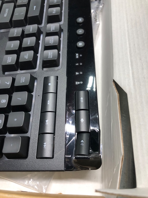 Photo 1 of Corsair K55 PRO LITE RGB Wired Membrane Gaming Keyboard (5-Zone Dynamic RGB Backlighting, Six Macro Keys with Stream Deck Integration, IP42 Dust and Spill Resistant, Dedicated Media Keys) Black K55 PRO LITE RGB Frustration Free Packaging