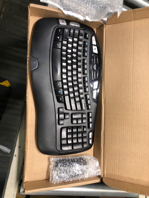 Photo 1 of Logitech MK570 Wireless Wave Keyboard and Mouse Combo, Black