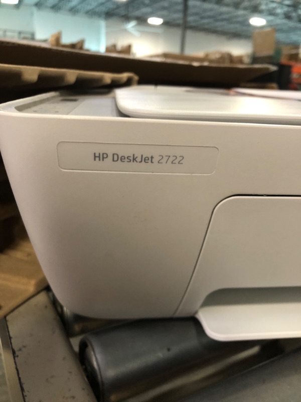 Photo 4 of HP DeskJet 2755e Wireless Color All-in-One Printer with bonus 6 months Instant Ink (26K67A), white