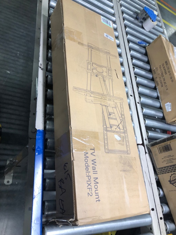 Photo 1 of Perlegear Full Motion TV Wall Mount Bracket Swivel Articulating Extension Tilt Arms for 26-65 inch Flat Curved TVs, Max VESA 400x400mm up to 99lbs,16" Wood Studs,PGMFK4
