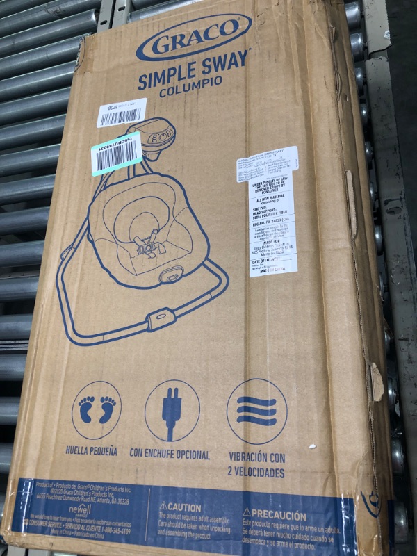 Photo 1 of Graco® Simple Sway™ Swing, Ivy Simple Sway Ivy
