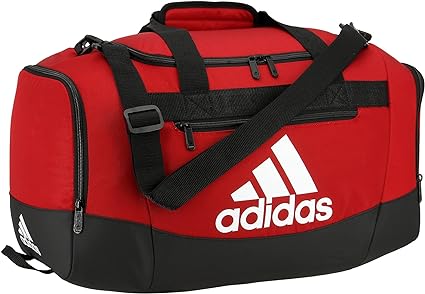 Photo 1 of adidas Unisex Defender 4 Small Duffel Bag One Size Almost Blue/Onix Grey