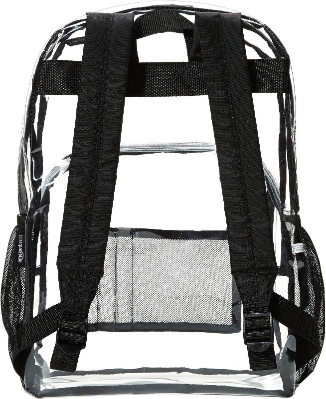 Photo 1 of Amazon Basics School Backpack, Clear, School Backpack