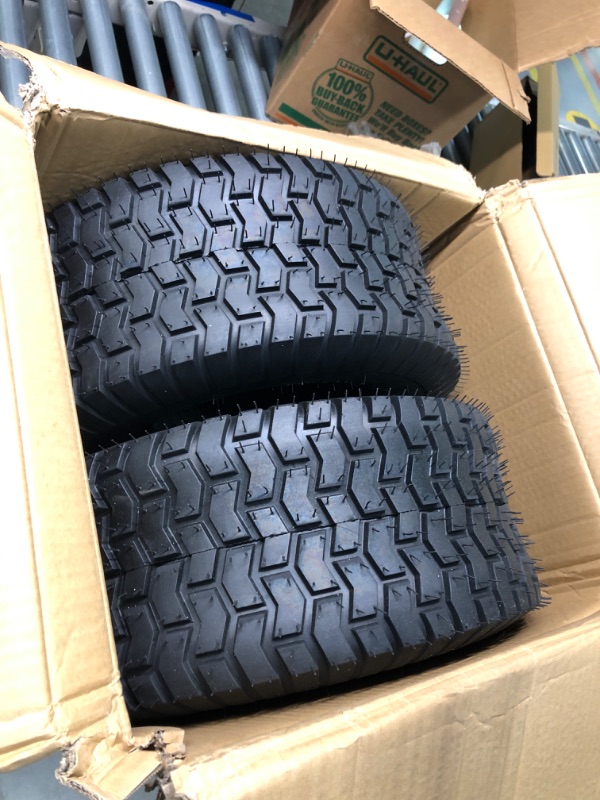 Photo 4 of 2 PCS 20x8.00-8 Lawn Mower Tires,20x8x8 Lawn Tractor Turf Friendly Tire,20x8.00-8nhs Riding Mower Tires for Garden Tractor Riding Mower, 4 ply Tubeless, 965lbs Capacity