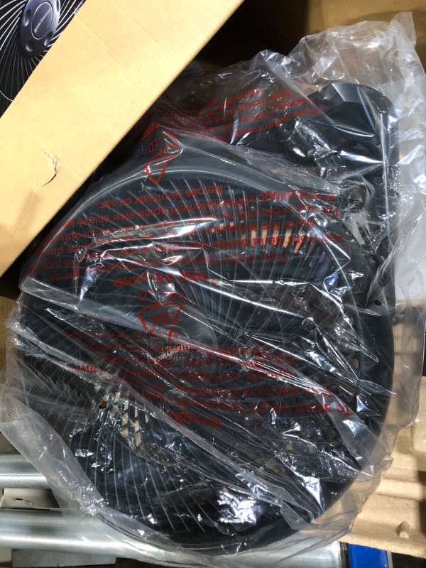 Photo 1 of 12 in. 3 Speed Whole Room Circulator Floor Fan