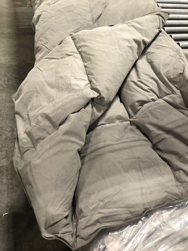 Photo 1 of Bed Comforter, King Grey