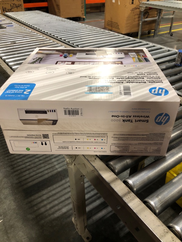 Photo 1 of HP Smart Tank 5000 Wireless All-in-One Ink Tank Printer with up to 2 years of ink included, mobile print, scan, copy, white, 17.11 x 14.23 x 6.19