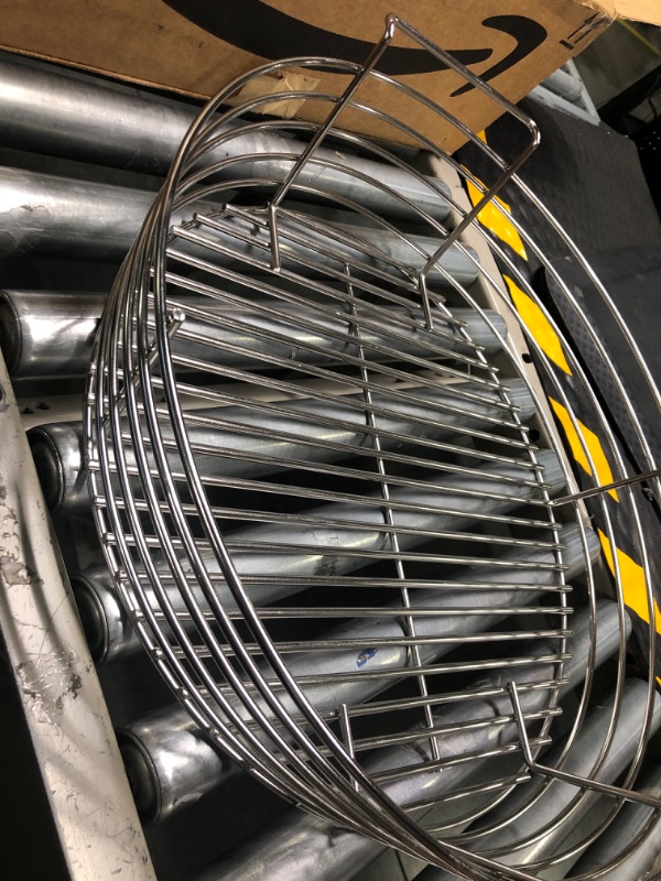 Photo 1 of 19-inch Charcoal Ash Basket for X-Large Big Green Egg, Kamado Joe Classic and Other Similar Grills, Heavy Duty Stainless Steel.