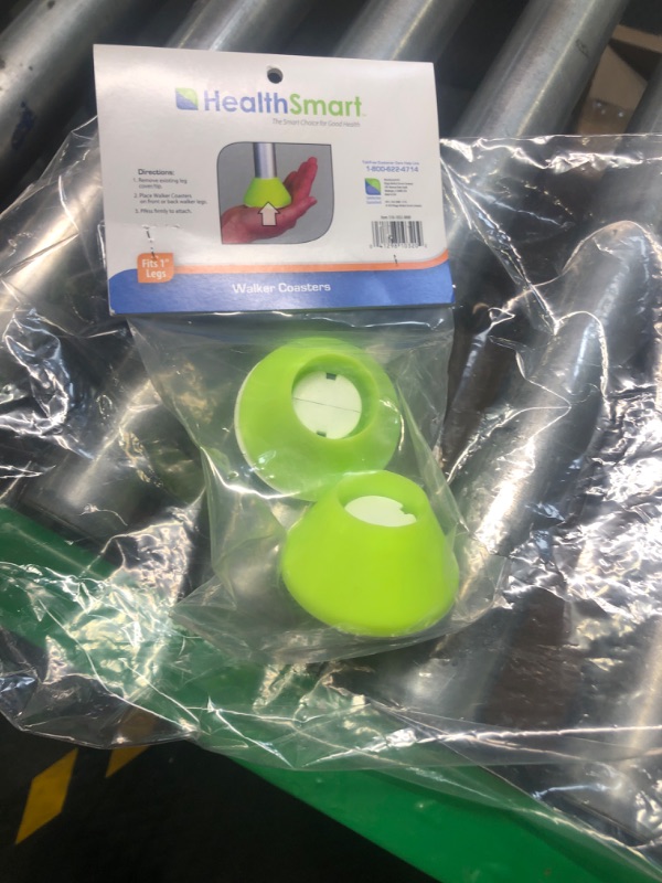 Photo 2 of HealthSmart Walker Glides, Walker Caps or Walker Pads also for Rollators, Universal Fit, Pack of 2