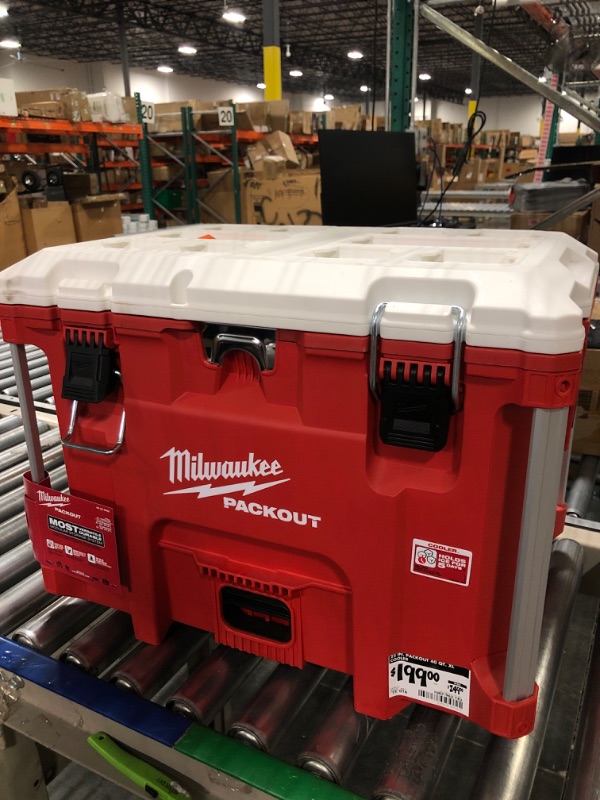 Photo 2 of 48-22-8462 Fits Milwaukee Packout Tool Box Cooler, 40QT XL Cooler w/Impact Resistant Polymer Body