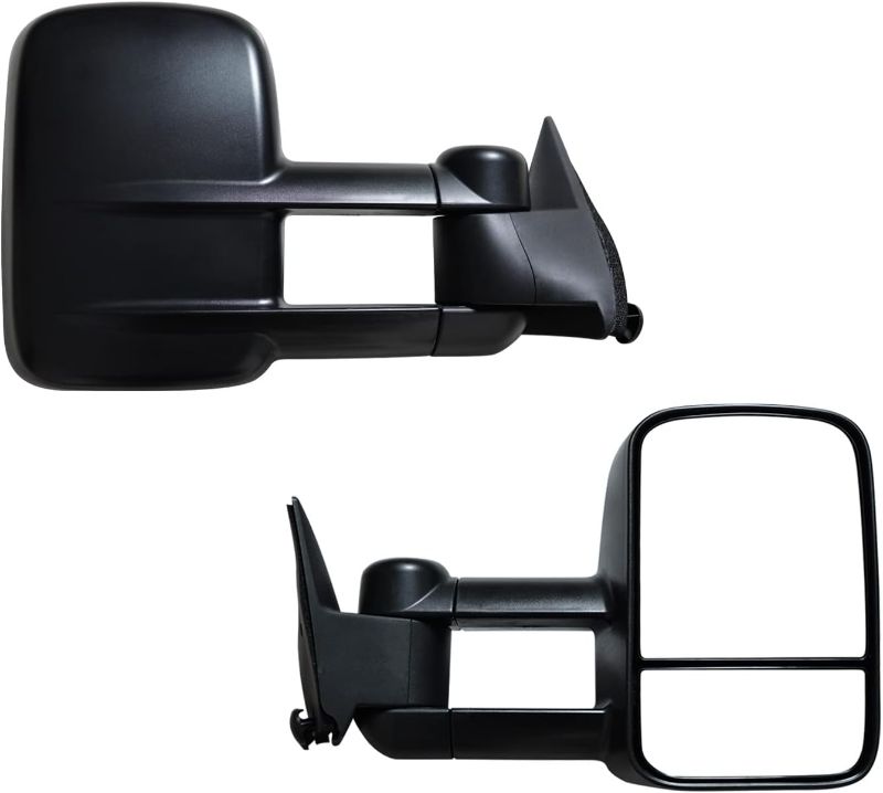 Photo 1 of AERDM New Towing Mirrors Set Telescoping Side Tow Mirrors fit Chevy GMC Exterior Accessories Mirrors fit C1500 C2500 C3500 K1500 K2500 K3500 1988-1998