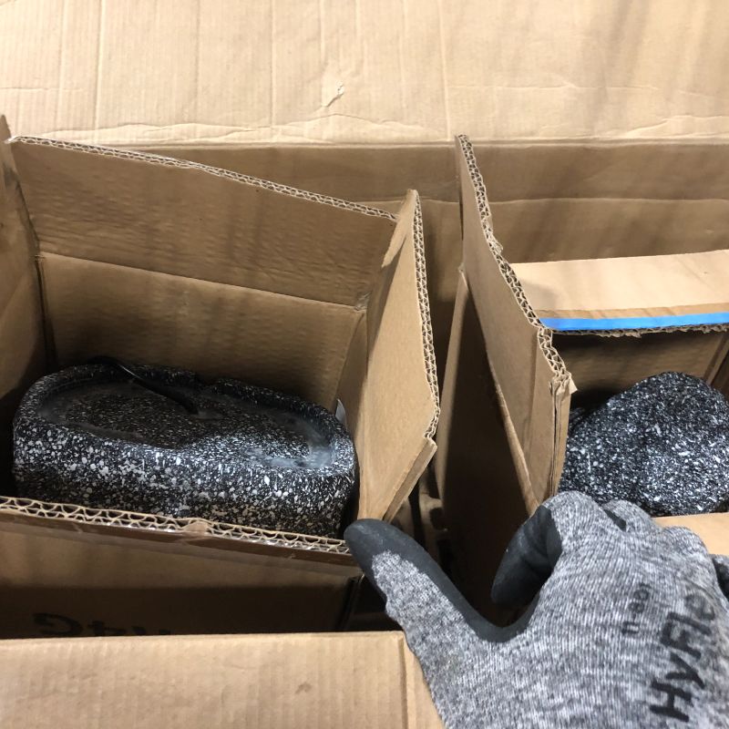 Photo 1 of AudioSource RK5G Weather/Ultra Violet Resistant Rock Speakers (Pair, Granite)
