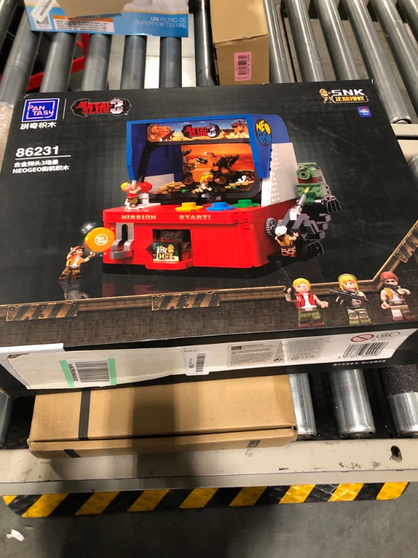 Photo 2 of BRICKKK Retro Arcade Machine Building Set for Adults, Metal Slug Entertainment System Building Kit, Collectible Assemble Model Building Blocks, Creative Display Piece for Home or Office