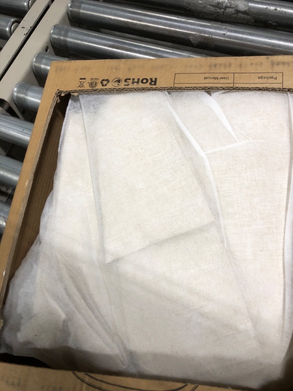 Photo 1 of 100% Blackout Shield Linen Blackout Curtains 108 Inches Long 2 Panels Set, Clip Rings/Rod Pocket Blackout Curtains, Black Out Curtains & Drapes for Bedroom, 50 inches Wide Each Panel, Natural Flax Natural Flax 50''W x 108''L