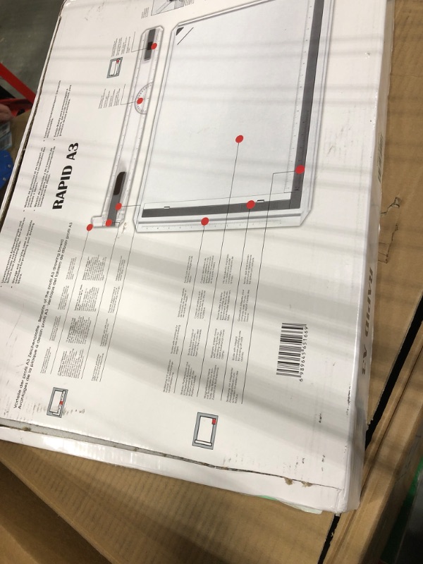 Photo 2 of Frylr Metric A3 Drawing Board Drafting Table Multifunctional Drawing Board Table with Clear Rule Parallel Motion and Angle Adjustable Measuring System