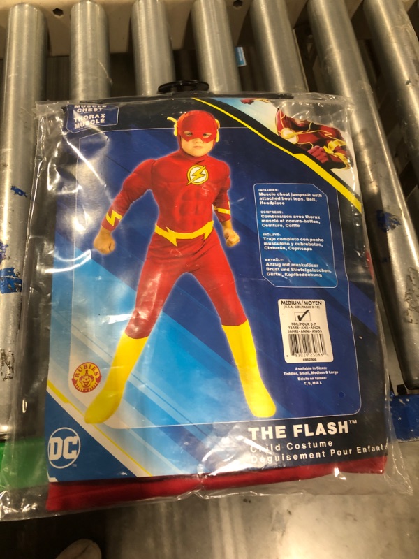 Photo 2 of Boys The Flash Muscle Chest Deluxe Costume - Dc Comics