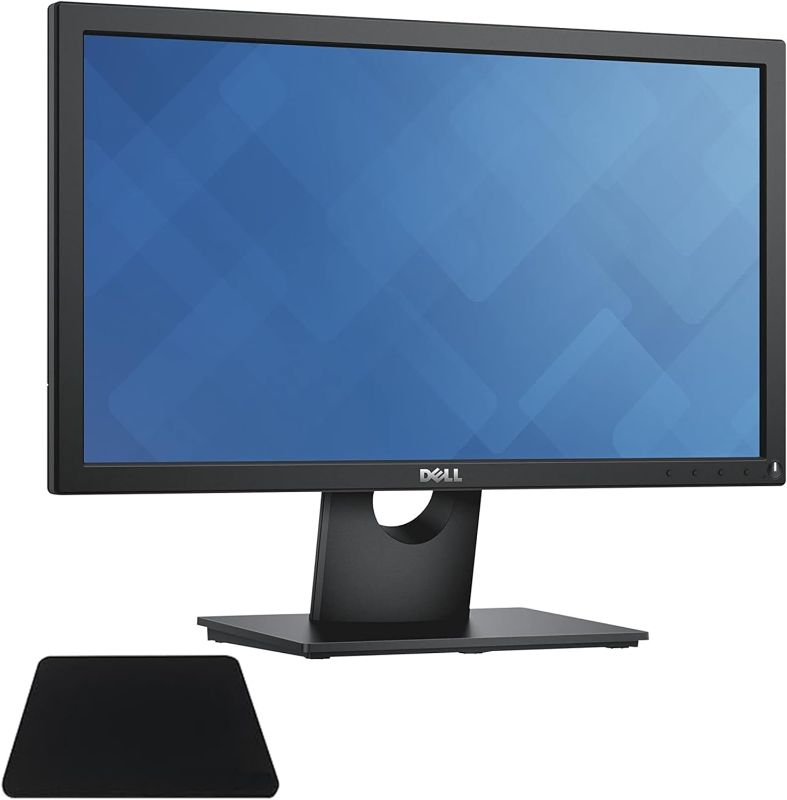 Photo 1 of Dell E2016HV 19.5 Inch Monitor, 16:9 TN Computer Screen 1600x900 LED-Backlit LCD 60 Hz Computer