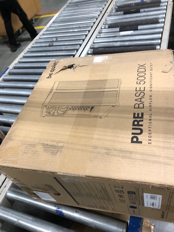 Photo 1 of be quiet! Pure Base 500DX Black, Mid Tower ATX case, ARGB, 3 pre-installed Pure Wings 2, BGW37, tempered glass window BGW37 Case