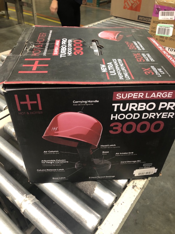 Photo 1 of Annie Hot & Hotter Super Large Turbo Pro Hood Dryer 3000 Ultra Performance Long Life Motor 3x Longer Life