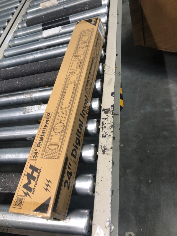 Photo 1 of MOTORHEAD 24-Inch 0° - 180° SMART DIGITAL Level, LCD Screen, Audible Alerts, Water, Dust & Shock Resistant, Magnetic Bottom, Includes Bag, High-Visibility, Solid-Milled Aluminum, USA-Based Support Smart Digital Level 24"