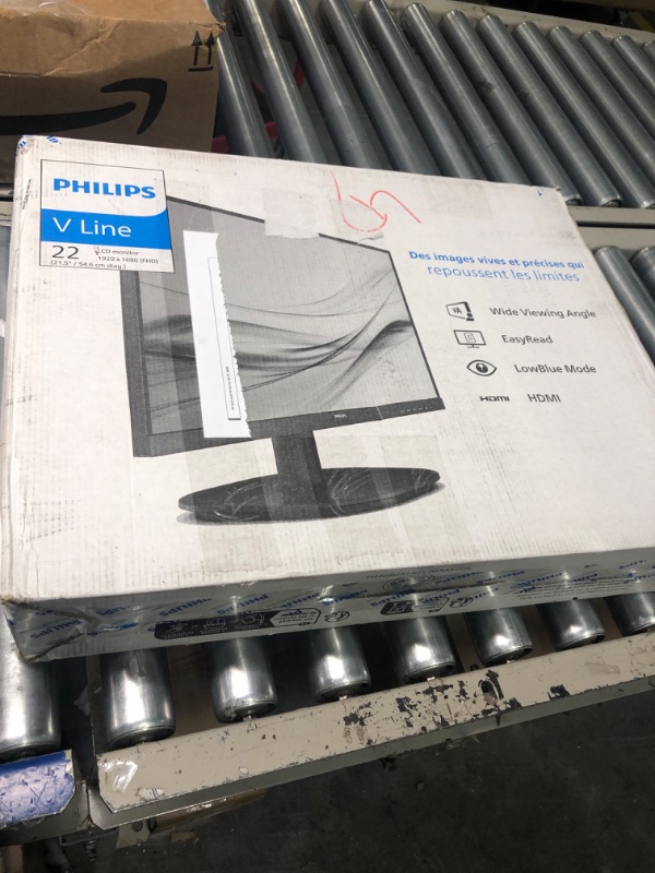 Photo 1 of PHILIPS Computer Monitors 22 inch Class Thin Full HD (1920 x 1080) 75Hz Monitor, VESA, HDMI & VGA Port, 4 Year Advance Replacement Warranty, 221V8LN 22" Class Full HD | VA