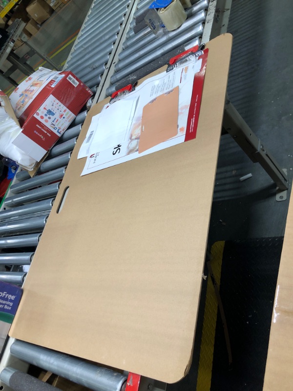 Photo 2 of ALVIN Artist Sketch Board 28" x 38" Model SB2838 Sketching Clipboard Portable Drawing Board Made of Extra Rigid 4mm Tempered Hardboard with Cutout Handle Rubber Band is Included 28 x 38 Inch