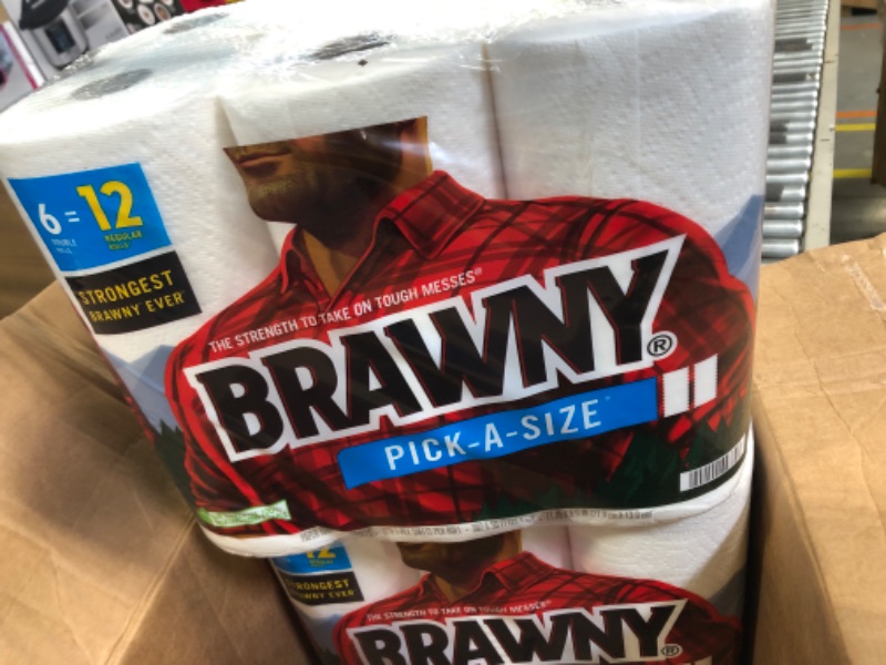 Photo 4 of Brawny® Pick-A-Size® Paper Towels, 12 Double Rolls = 24 Regular Rolls