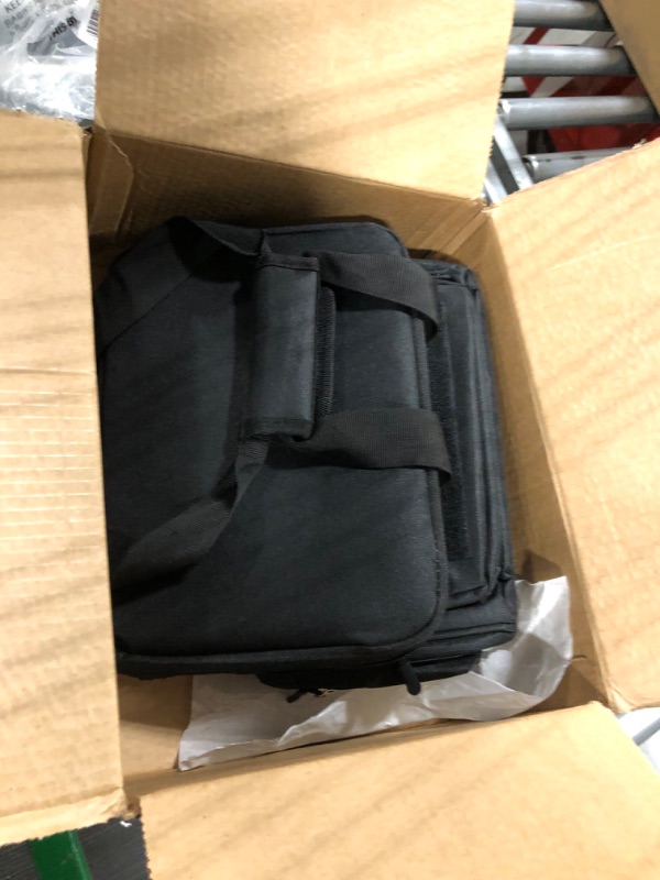 Photo 1 of CaCTOUR Tactical Lunch Box for Men, Expandable Heavy Duty Double Deck Tactical Lunch Bag with Shoulder Strap, Leakproof & Insulated Lunch Cooler Bag for Adult Work Fishing Picnic Travel,20L (Black) Black Tactical Style