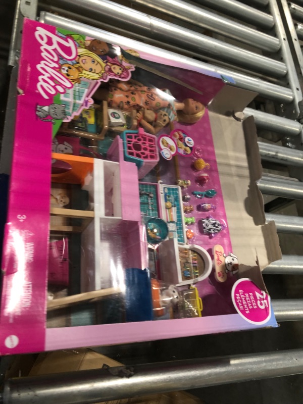 Photo 2 of Barbie Doll (11.5-in Blonde) and Pet Boutique Playset with 4 Pets, Color-Change Grooming Feature and Accessories, Great Gift for 3 to 7 Year Olds