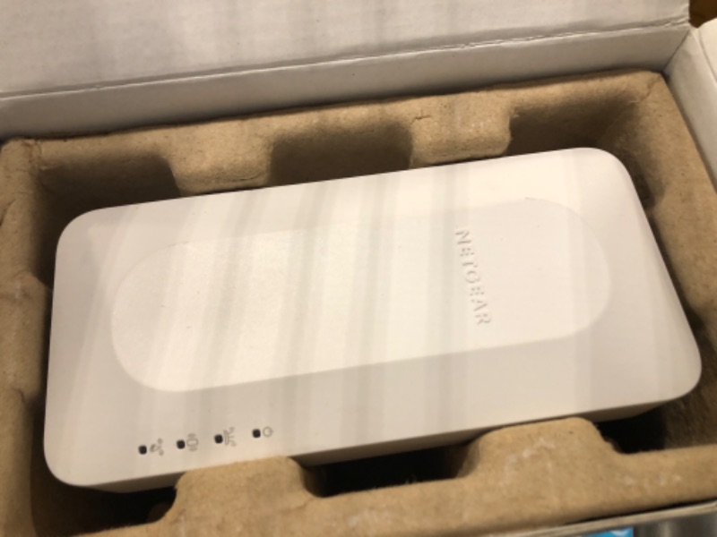 Photo 1 of NETGEAR Orbi Whole Home Tri-band Mesh WiFi 6 Add-on Satellite (RBS750) – Works with Your Orbi WiFi 6 System| Adds up to 2,500 sq. ft. Coverage | AX4200 (Up to 4.2Gbps) AX4200 | Satellite