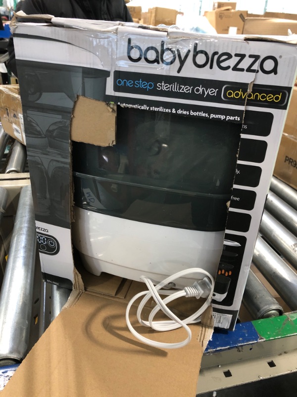 Photo 1 of Baby Brezza 4 in 1 Baby Bottle Sterilizer Machine – Largest Capacity Electric Steam Sterilization – Pacifiers, Breast Pump Parts + Universal Sterilizing for All Bottles: Plastic, Glass, Large, Small