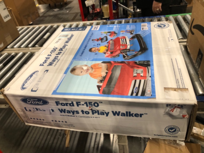 Photo 1 of Bright Starts Ways to Play Walker™ - Ford F-150, Rapid Red, 4-in-1 Walker Ages 6 Months+ Ford F-150 Rapid Red