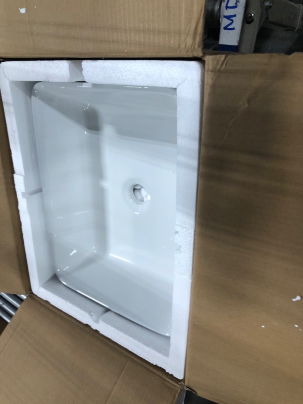 Photo 2 of 19X16 white bathrrom sink