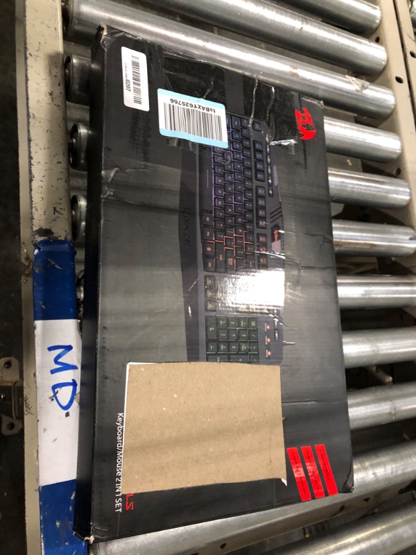 Photo 1 of Redragon S101 Gaming Keyboard, M601 Mouse, RGB Backlit Gaming Keyboard, Programmable Backlit Gaming Mouse, Value Combo Set [New Version] Black