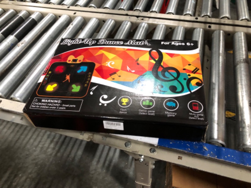 Photo 1 of Dance Mat Toys for Kids Ages 4-12, Dance Pad with Light-up 4 Buttons, Wireless Bluetooth, AUX, Built-in Music, 4 Game Modes, 5 Challenge Levels | Christmas Birthday Gift for 4 5 6 7 8+ Year Old Girls