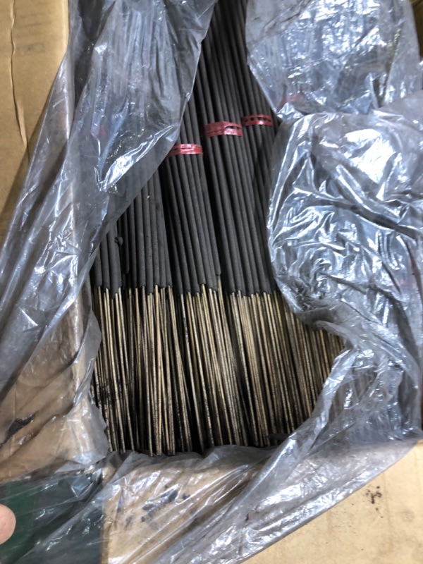 Photo 3 of 3000 Unscented Charcoal Black Incense Sticks 19" Jumbo Extra Large Bulk Wholesale - 100% Natural Charcoal, Joss and Bamboo Punk Blanks - Great for DIY Aromatherapy Incense Making.