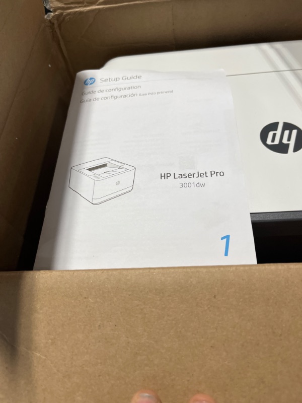 Photo 1 of HP LaserJet Pro 3001dw Wireless Black & White Printer
