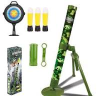 Photo 1 of ABCaptain Mortar Launcher Military Blaster Toys Playset Soft Foam Rockets Missile Shooting Game for Kids Boys Girls & Adults